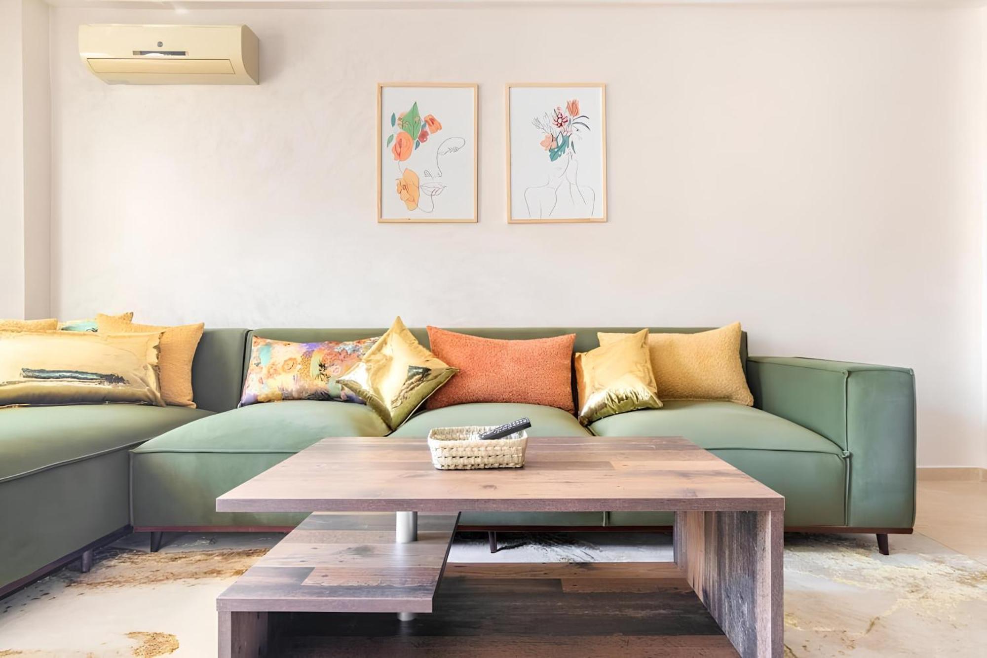 C-Appartement De Luxe Plein Centre De Gueliz Avec Piscine Parking Wifi Netflix 마라케시 외부 사진